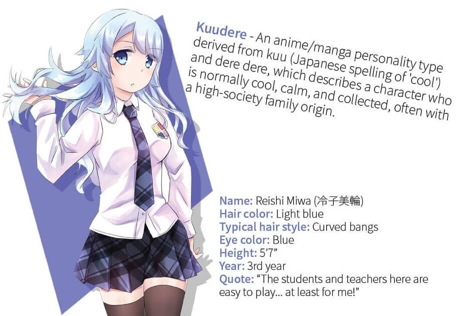 Reishi Miwa | Kuudere